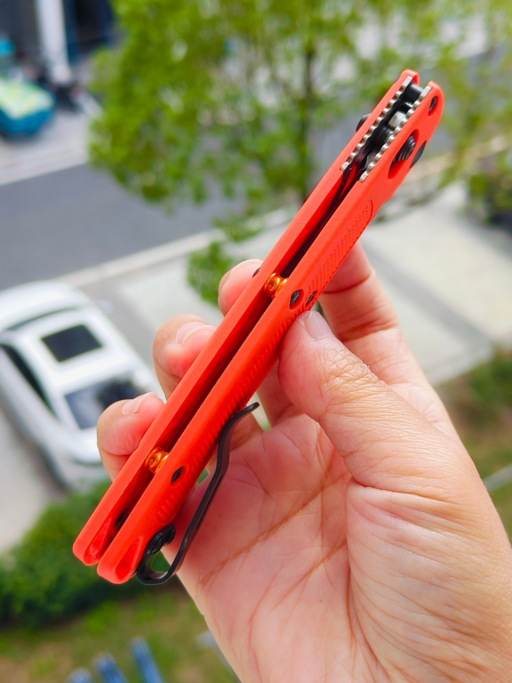 Benchmade Taggedout CPM154钢 尼龙柄 15535 橘色 1399