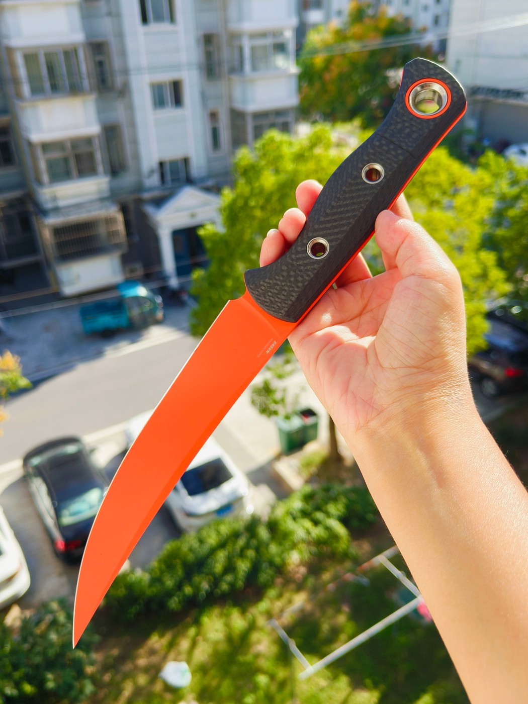Benchmade CPM-S45VN钢 尼龙柄 15500OR-2 橘色 3140
