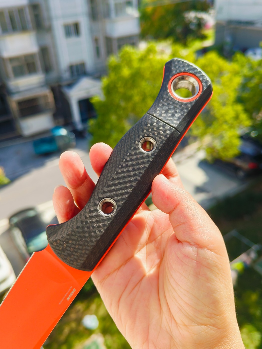 Benchmade CPM-S45VN钢 尼龙柄 15500OR-2 橘色 3140