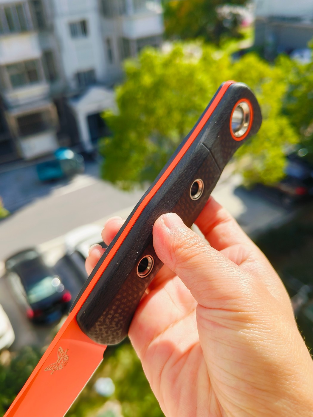 Benchmade CPM-S45VN钢 尼龙柄 15500OR-2 橘色 3140
