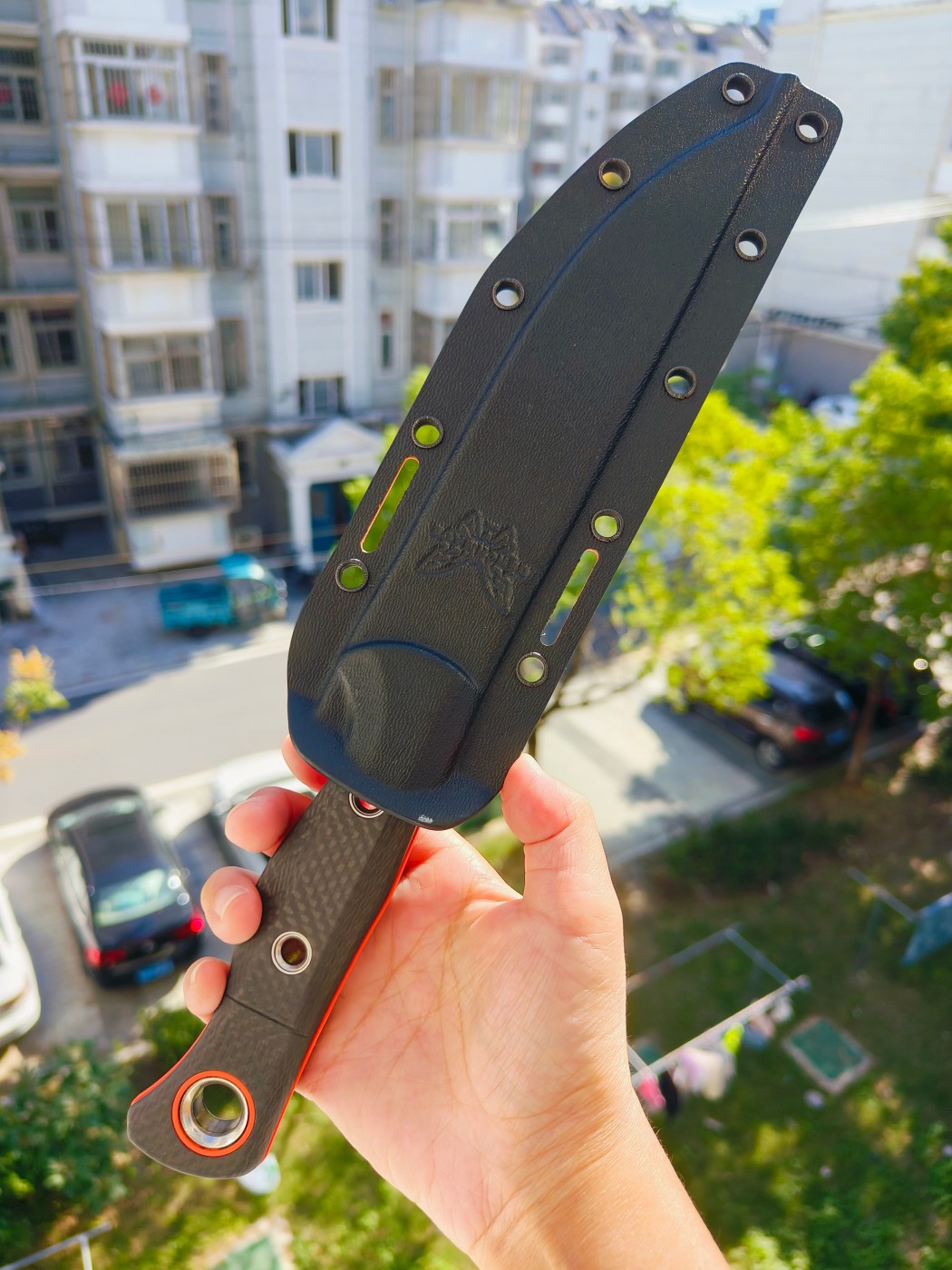 Benchmade CPM-S45VN钢 尼龙柄 15500OR-2 橘色 3140
