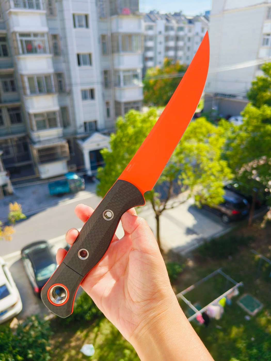 Benchmade CPM-S45VN钢 尼龙柄 15500OR-2 橘色 3140