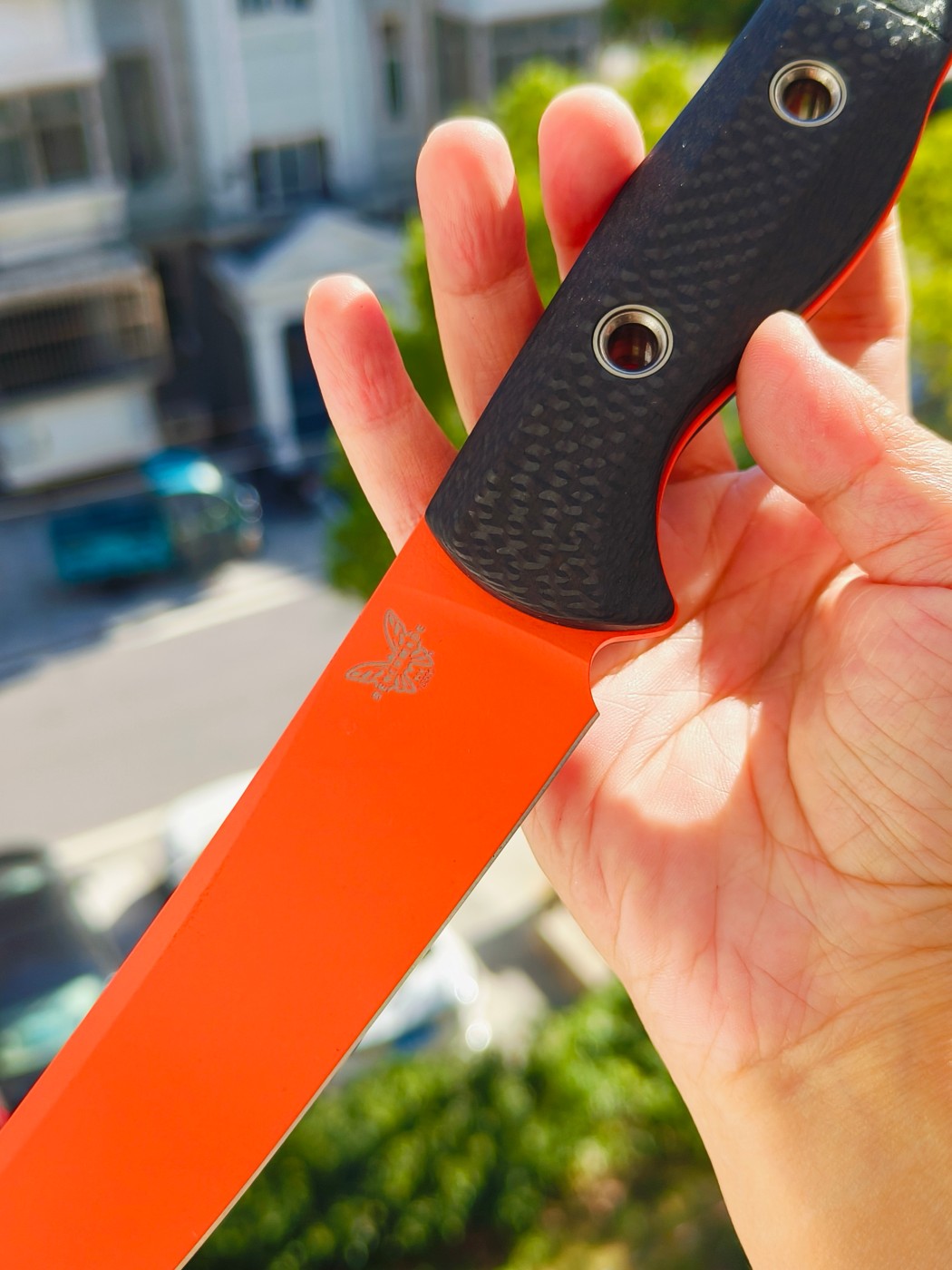 Benchmade CPM-S45VN钢 尼龙柄 15500OR-2 橘色 3140