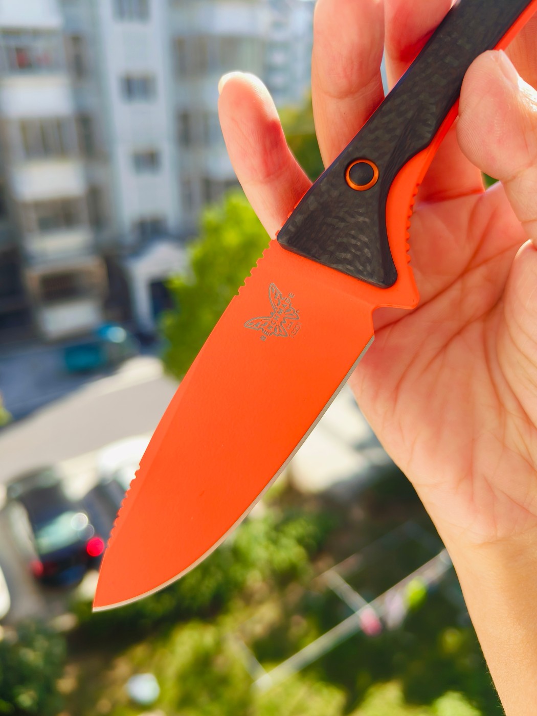 Benchmade Altitude-Blk CPM-S90V钢 碳纤维柄 15201OR 黑色 2090