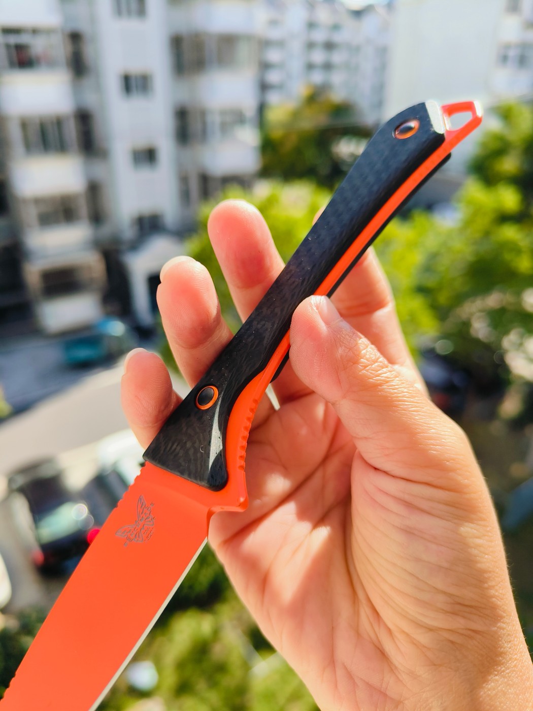 Benchmade Altitude-Blk CPM-S90V钢 碳纤维柄 15201OR 黑色 2090