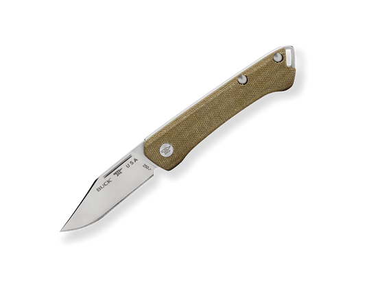 Buck knives 154CM钢 米卡塔柄 0250GRS1 OD绿色 899