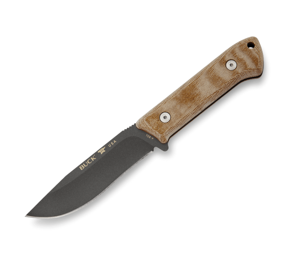 Buck knives 5160钢 米卡塔柄 0104BRS1-B 棕色 860