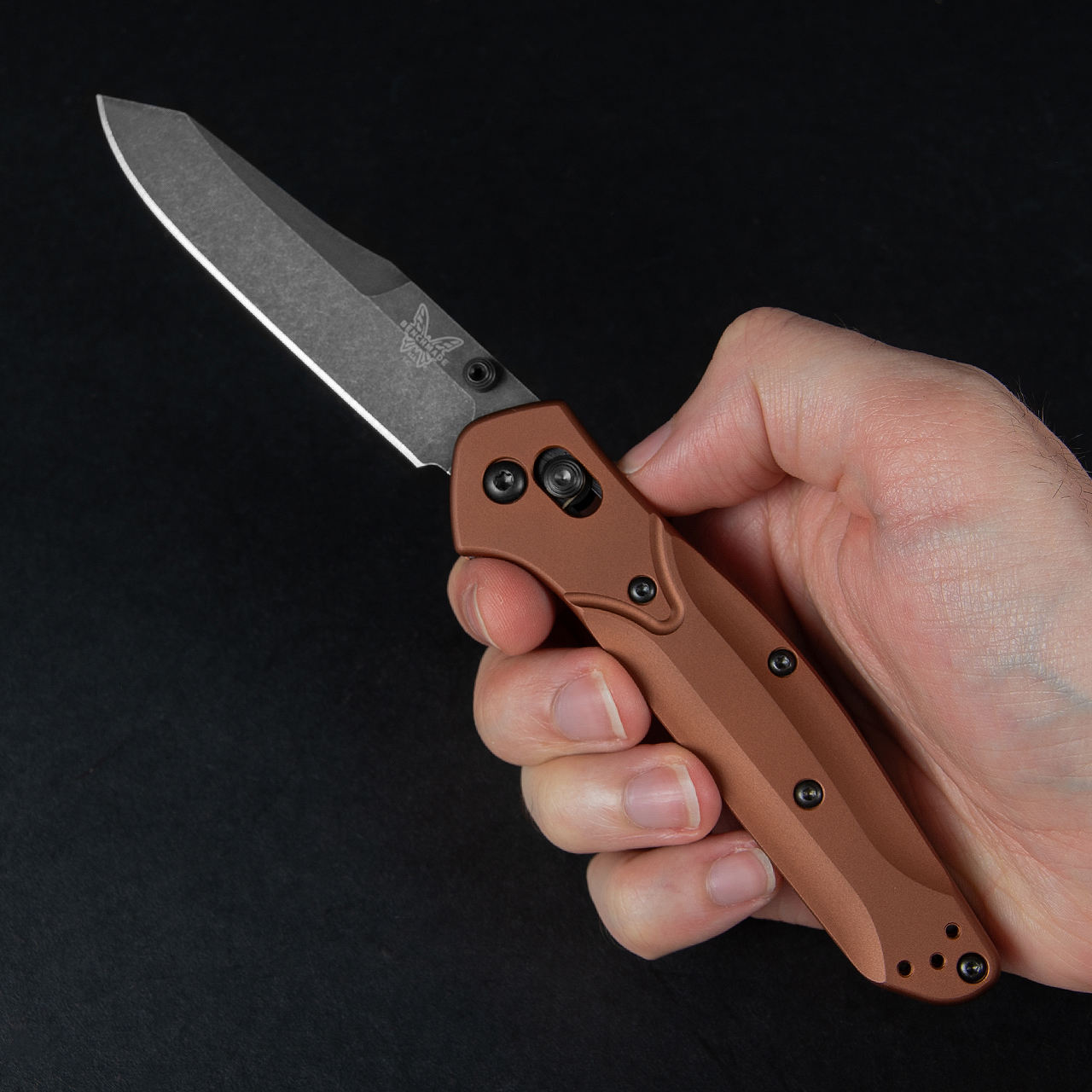 Benchmade OSBORNE CPM-Magnacut钢 铝合金柄 940BK-03 铜色 1980