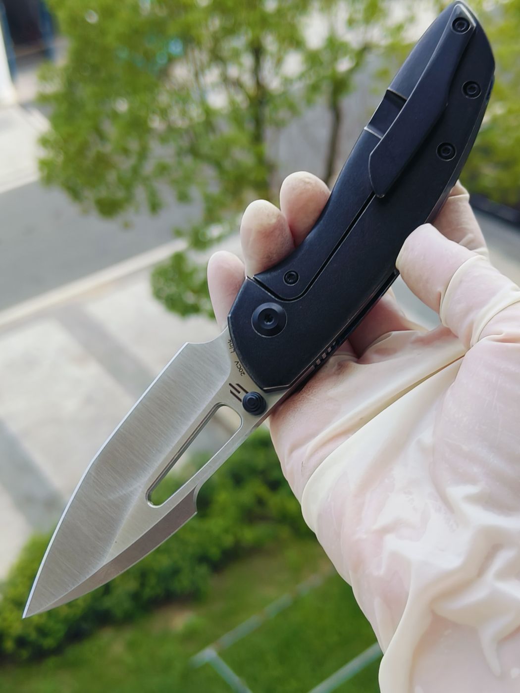 Kansept Link CPM-20CV钢 钛马士革+钛柄 K1068A3 钛马色 2300