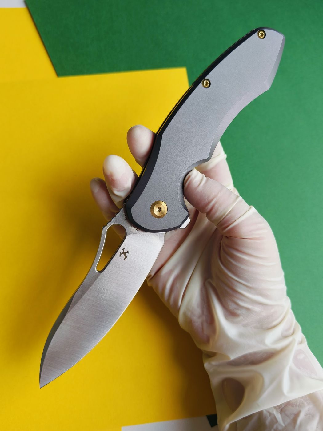 Kansept Echis CPM-S35VN钢 钛柄 K1071A1 灰色 1080
