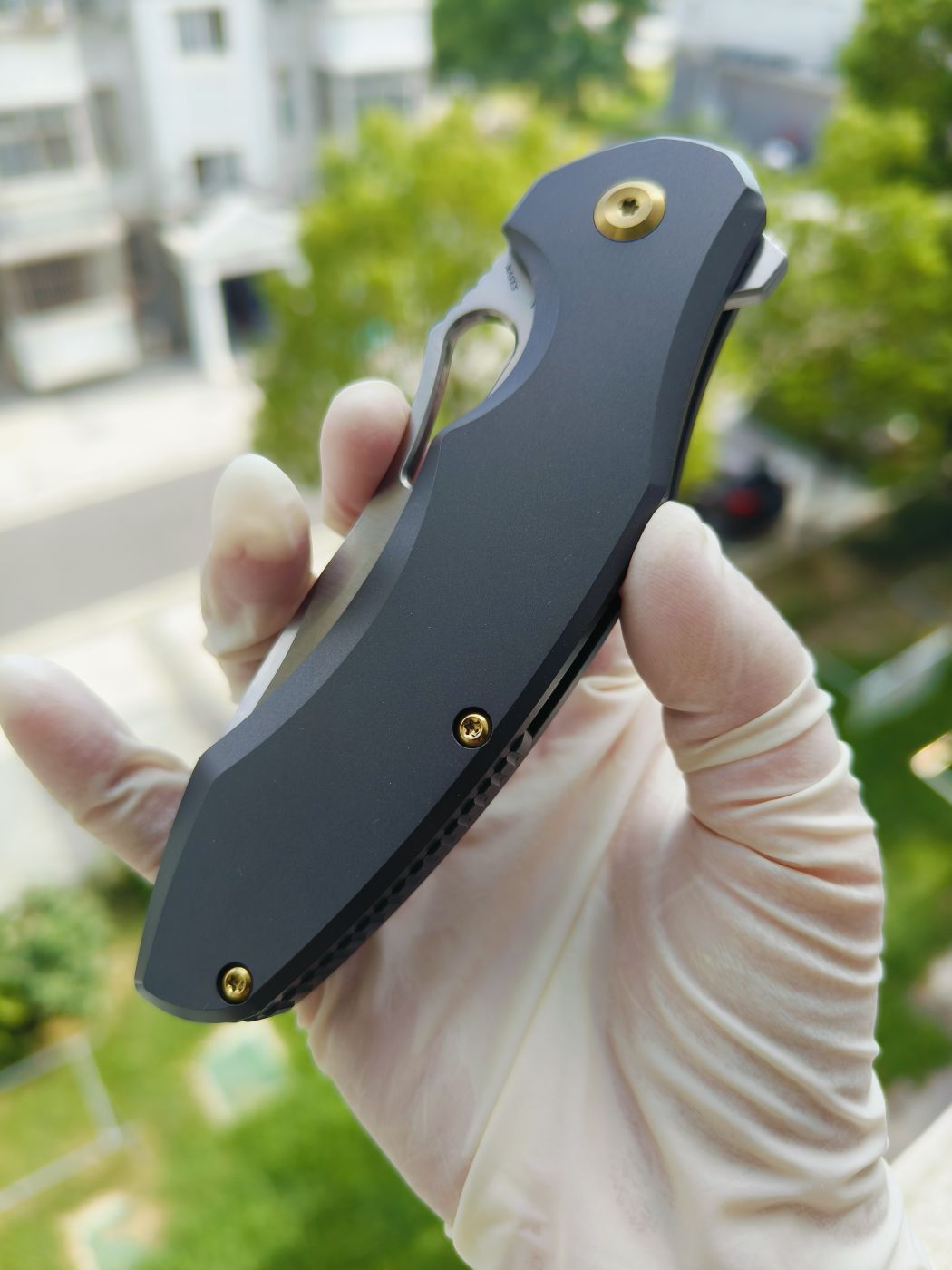 Kansept Echis CPM-S35VN钢 钛柄 K1071A1 灰色 1080