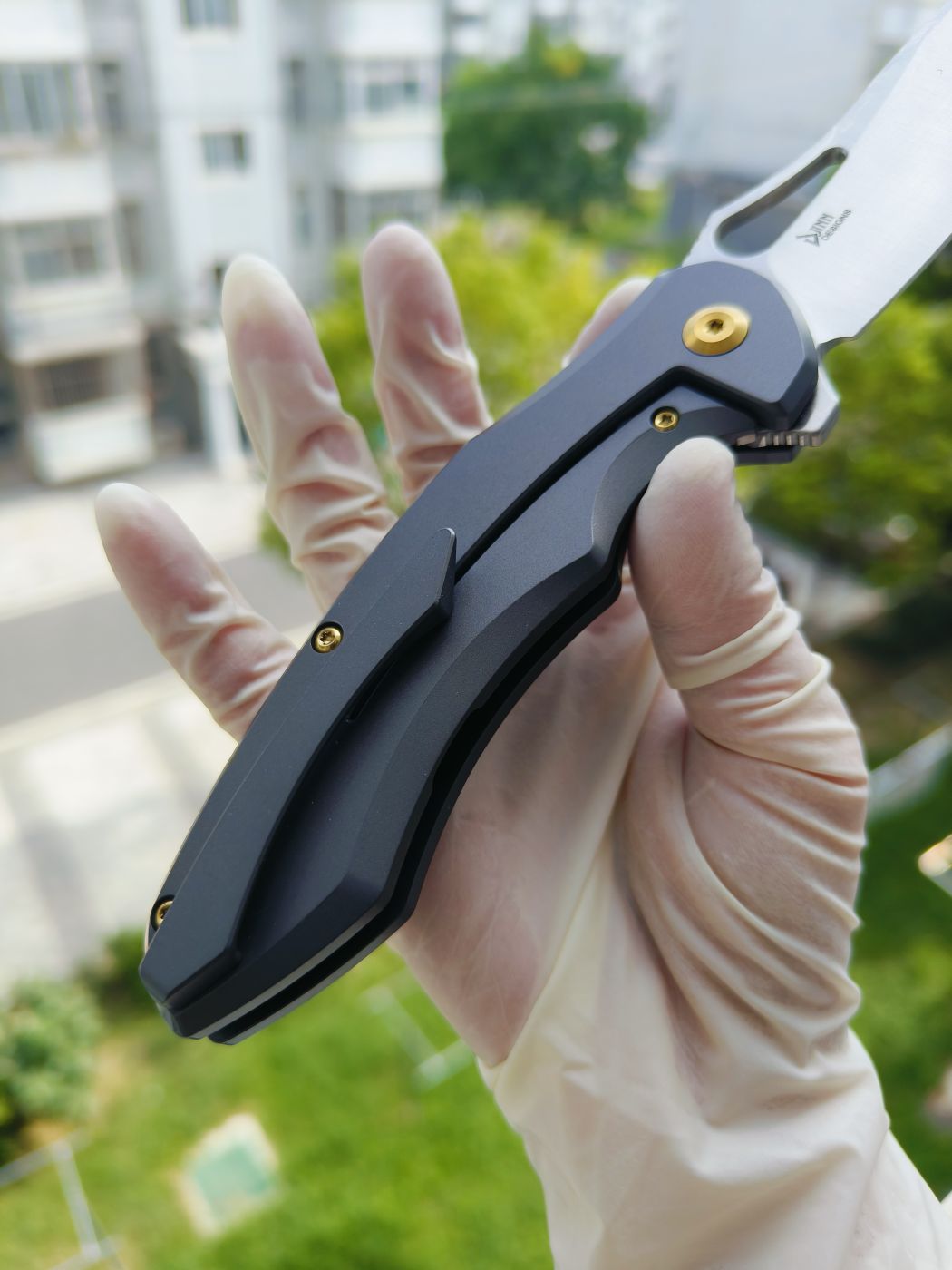 Kansept Echis CPM-S35VN钢 钛柄 K1071A1 灰色 1080