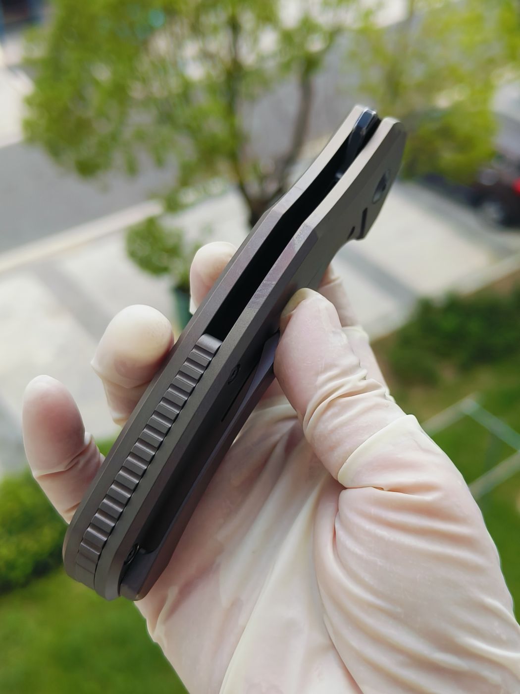 Kansept Echis CPM-S35VN钢 钛柄 K1071A2 棕色 1080