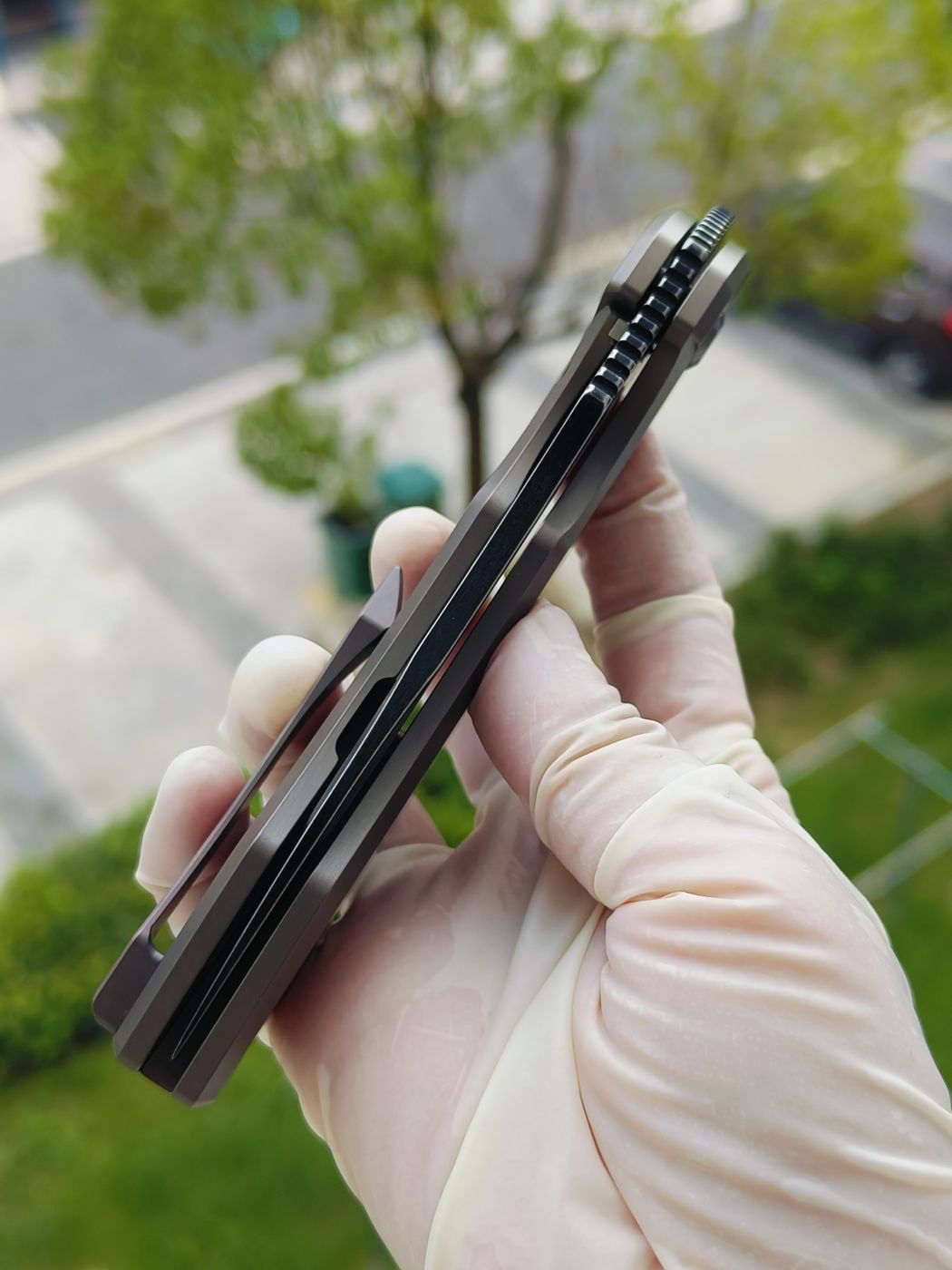 Kansept Echis CPM-S35VN钢 钛柄 K1071A2 棕色 1080