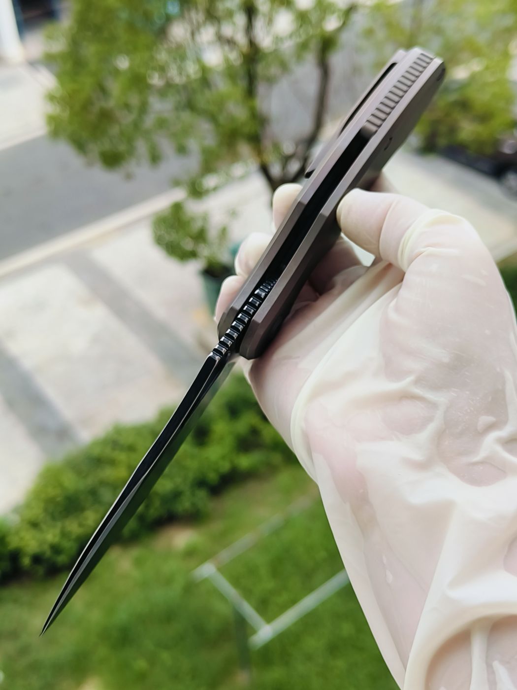Kansept Echis CPM-S35VN钢 钛柄 K1071A2 棕色 1080
