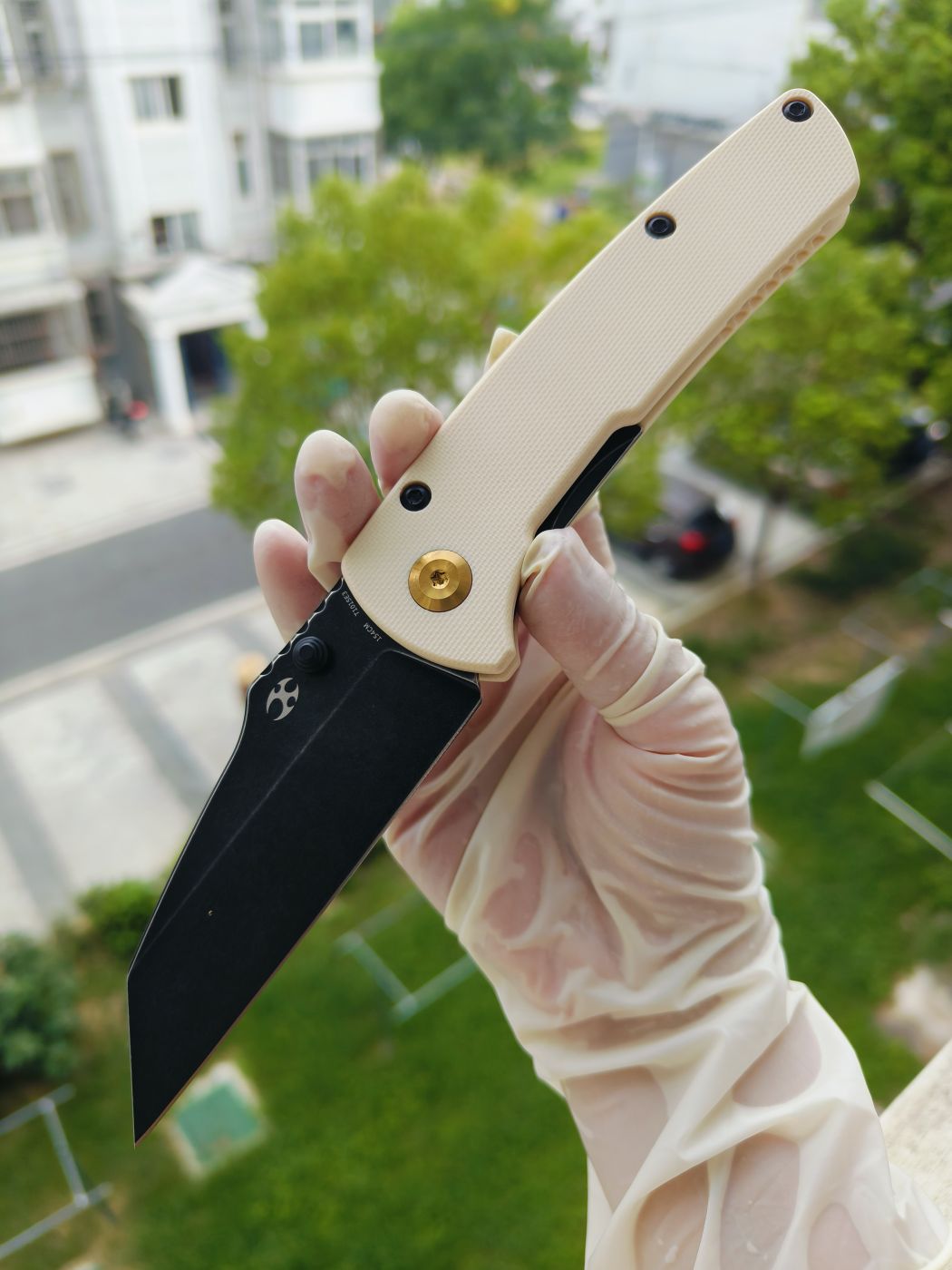 Kansept 154CM钢 G10柄 T1015E3 白色 560
