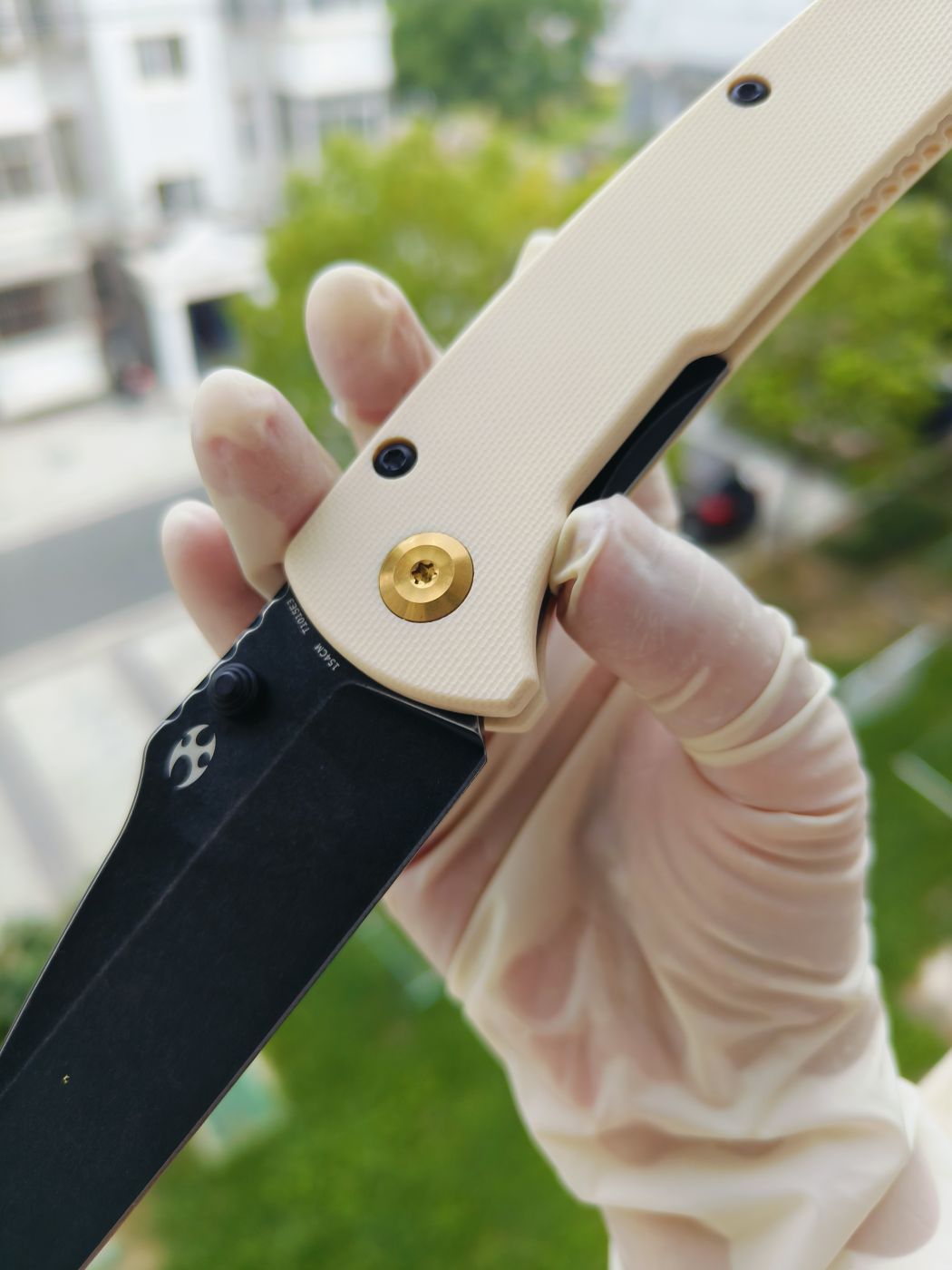 Kansept 154CM钢 G10柄 T1015E3 白色 560