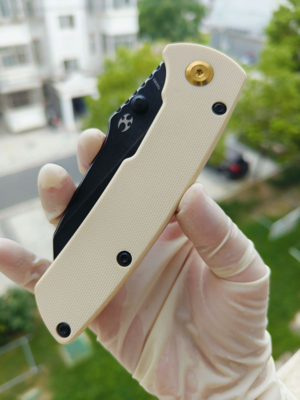 Kansept 154CM钢 G10柄 T1015E3 白色 560