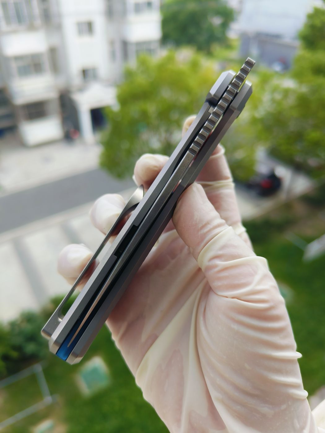 Kansept HAVØRN Damascus钢 钛柄镶嵌碳纤维 K1069A3 灰色 1300