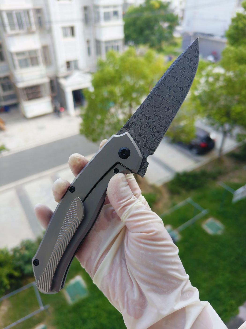 Kansept HAVØRN 大马士革钢 钛柄 K1069A1 灰色 1180