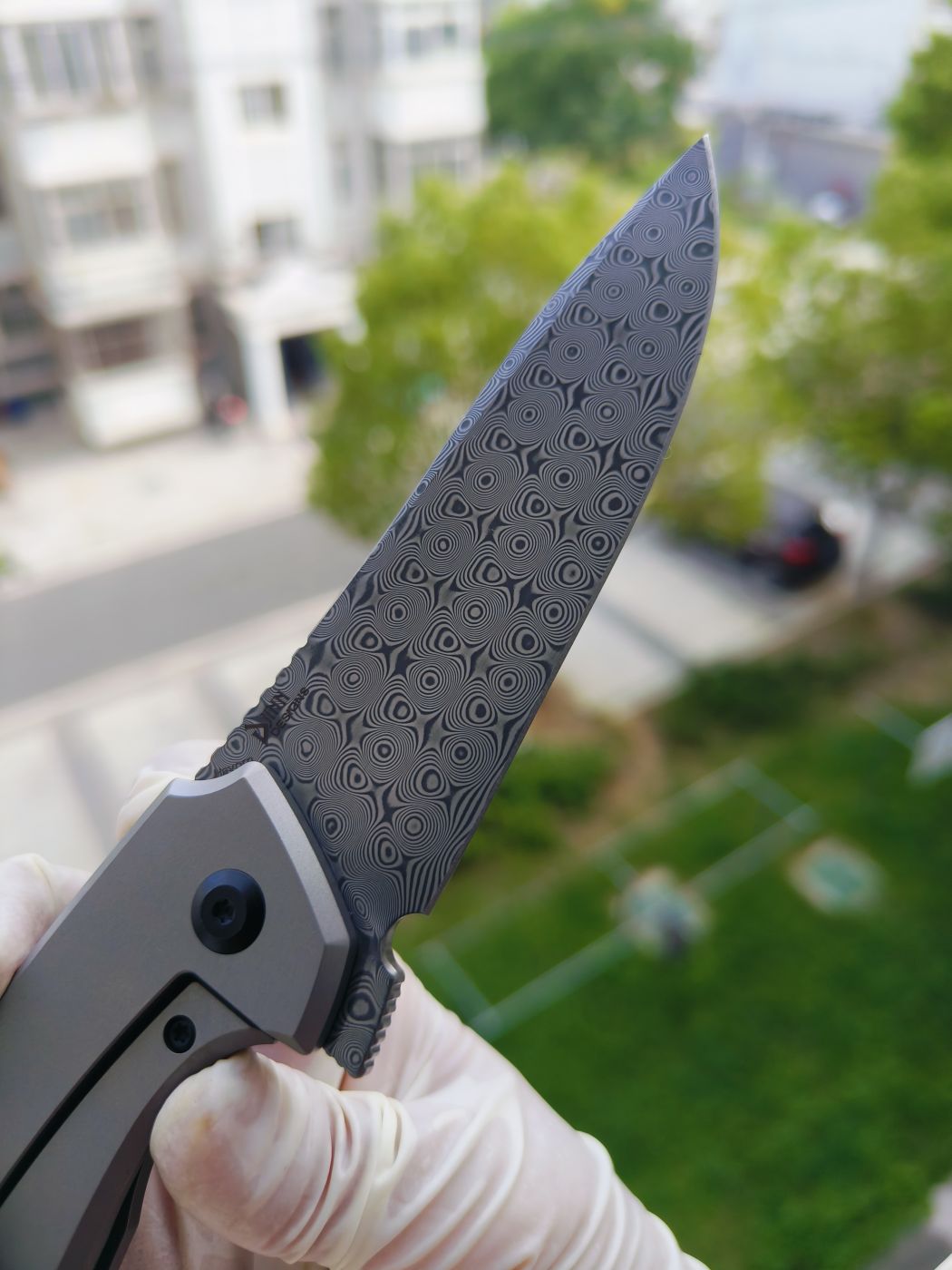 Kansept HAVØRN 大马士革钢 钛柄 K1069A1 灰色 1180
