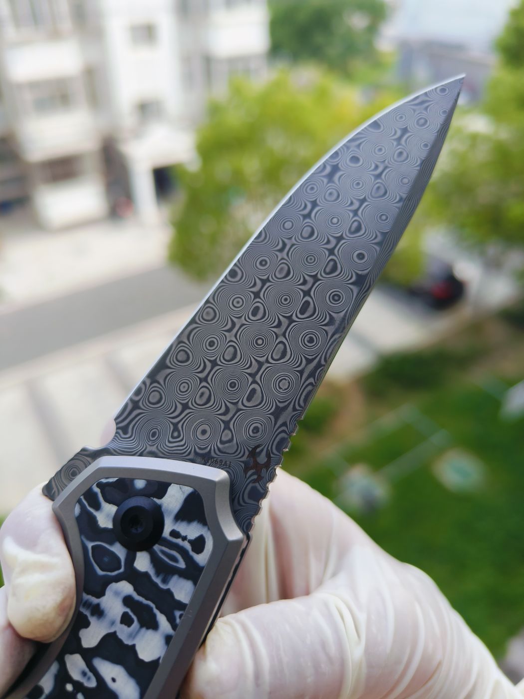 Kansept HAVØRN 大马士革钢 钛柄 K1069A1 灰色 1180