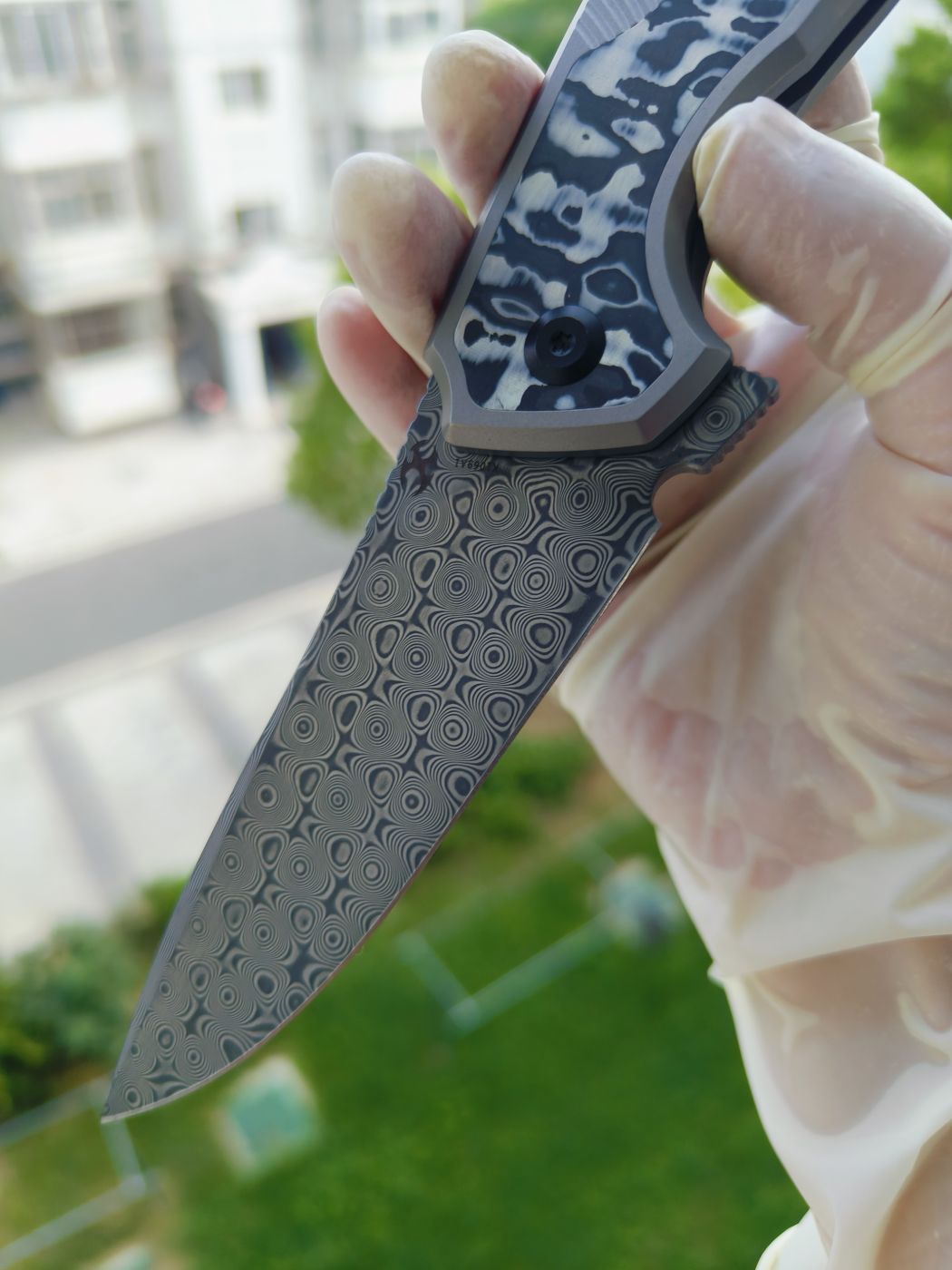 Kansept HAVØRN 大马士革钢 钛柄 K1069A1 灰色 1180
