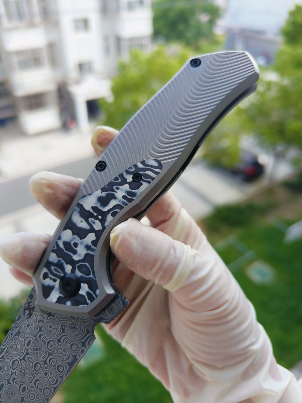 Kansept HAVØRN 大马士革钢 钛柄 K1069A1 灰色 1180