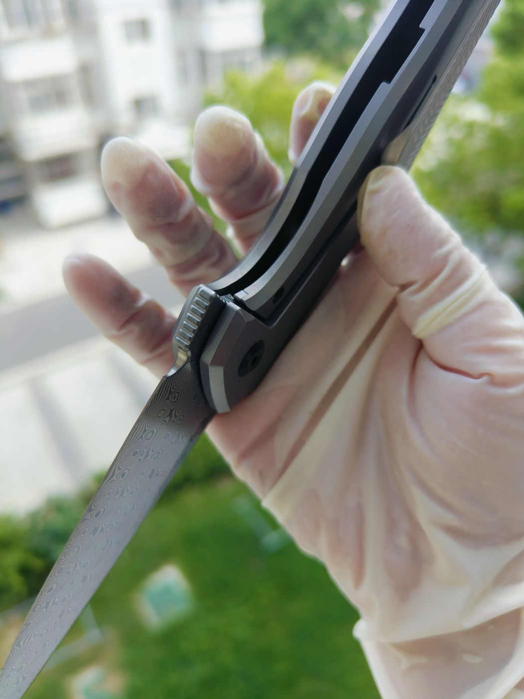 Kansept HAVØRN 大马士革钢 钛柄 K1069A1 灰色 1180