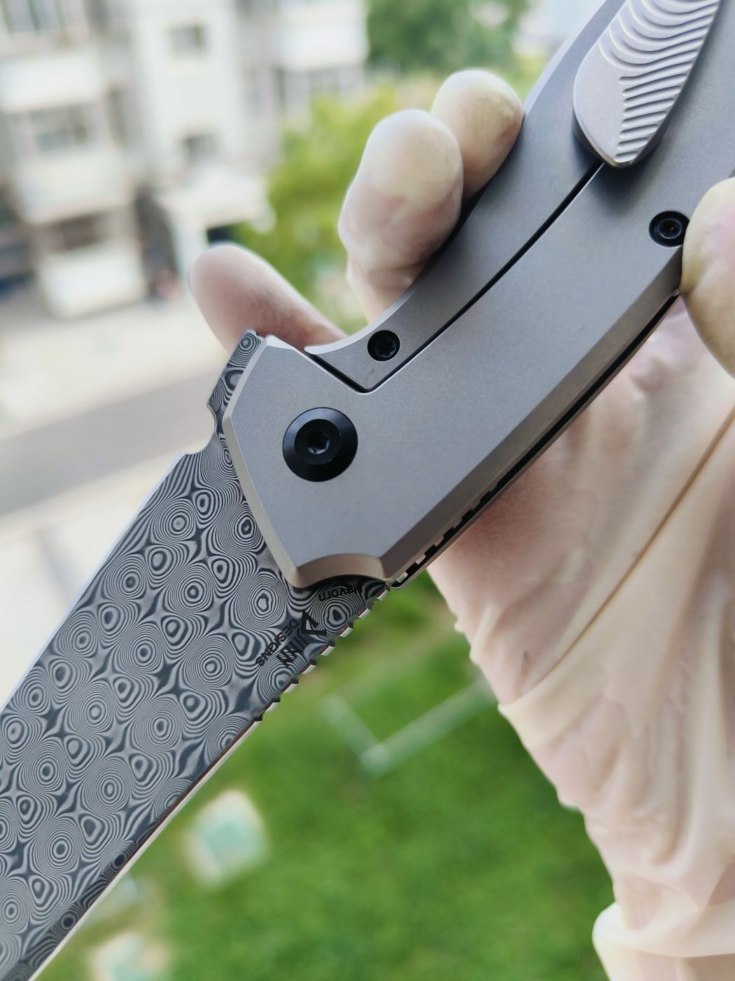 Kansept HAVØRN 大马士革钢 钛柄 K1069A1 灰色 1180