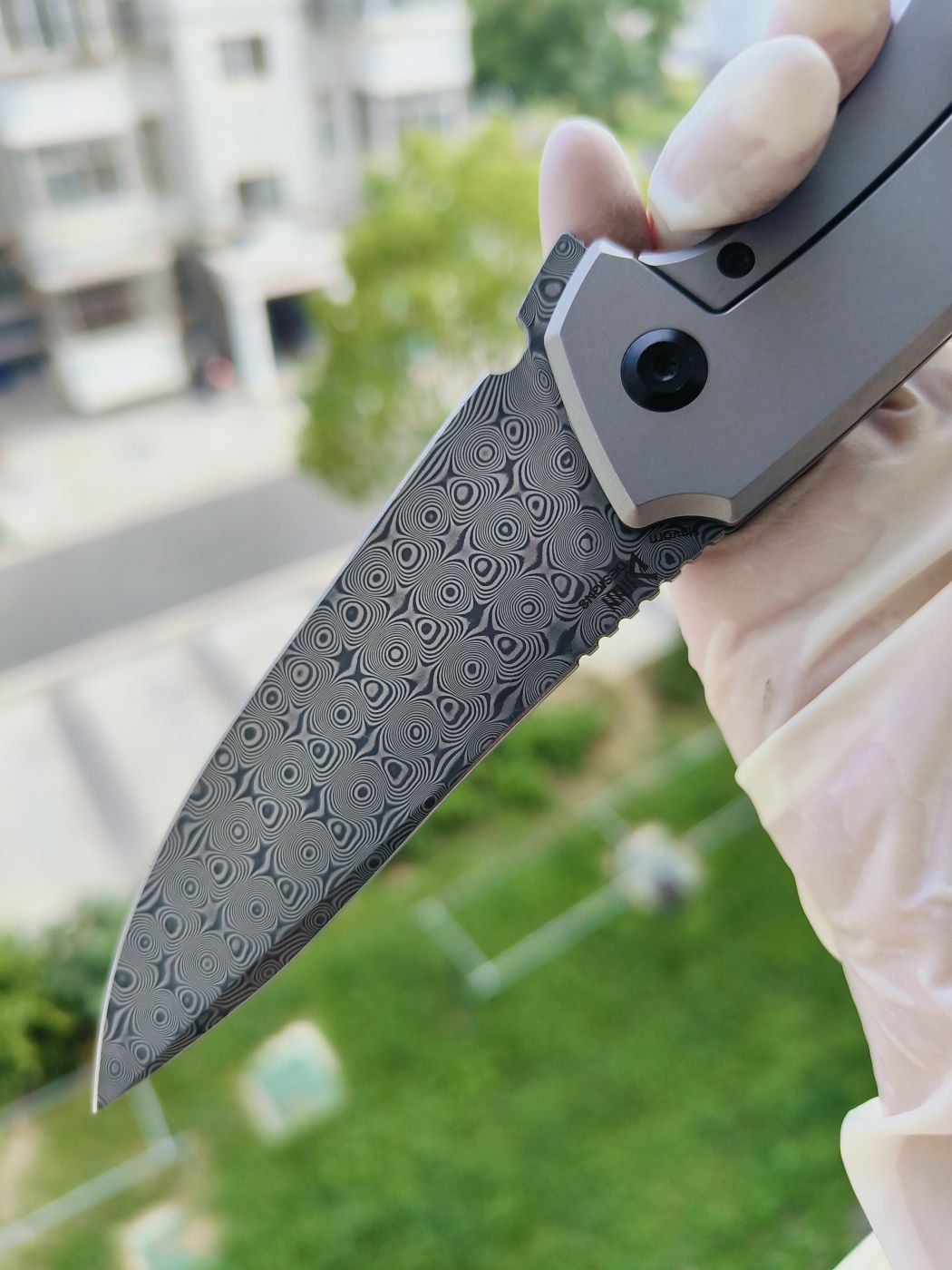 Kansept HAVØRN 大马士革钢 钛柄 K1069A1 灰色 1180