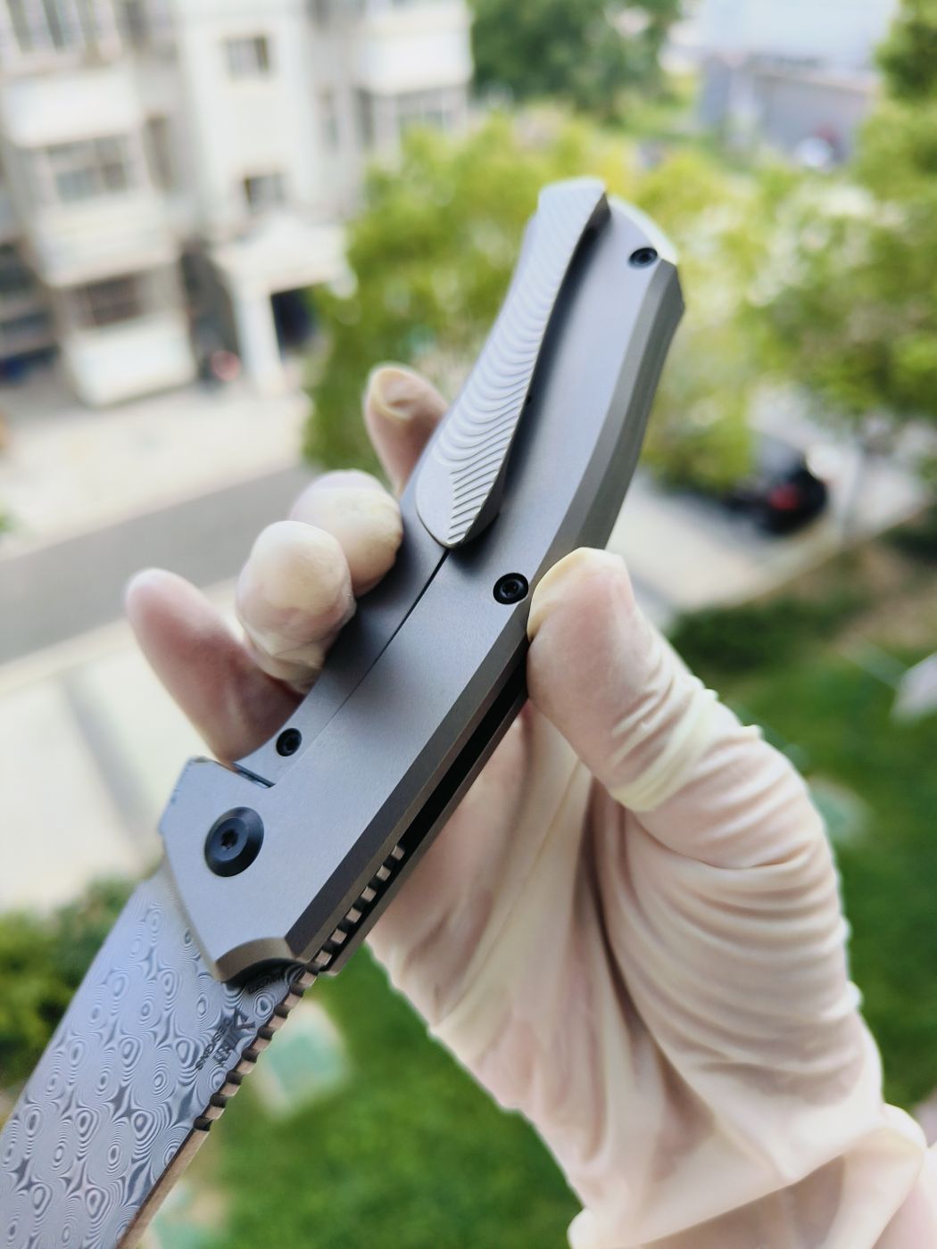 Kansept HAVØRN 大马士革钢 钛柄 K1069A1 灰色 1180