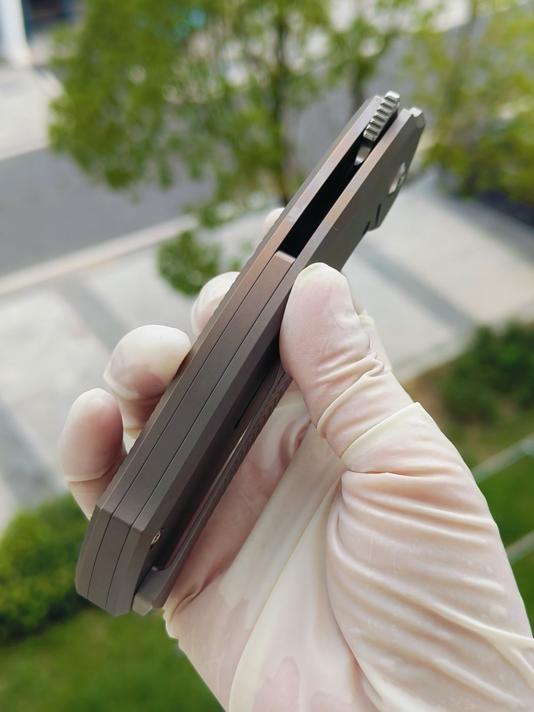 Kansept CPM-S35VN钢 钛柄 K1069A4 棕色 1250
