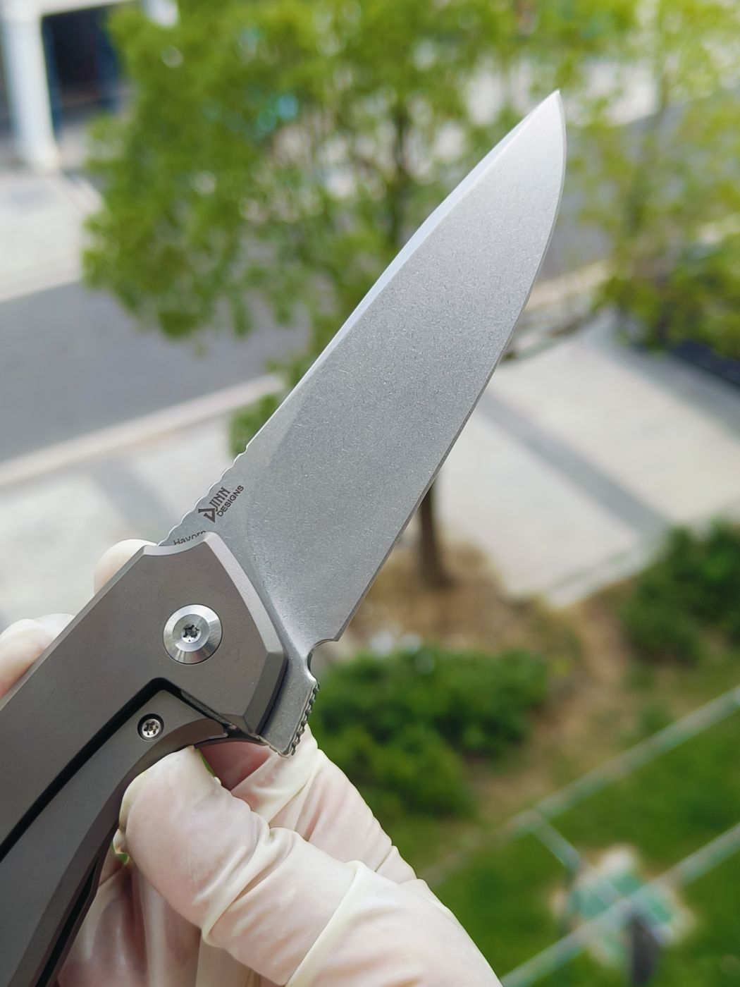 Kansept CPM-S35VN钢 钛柄 K1069A4 棕色 1250