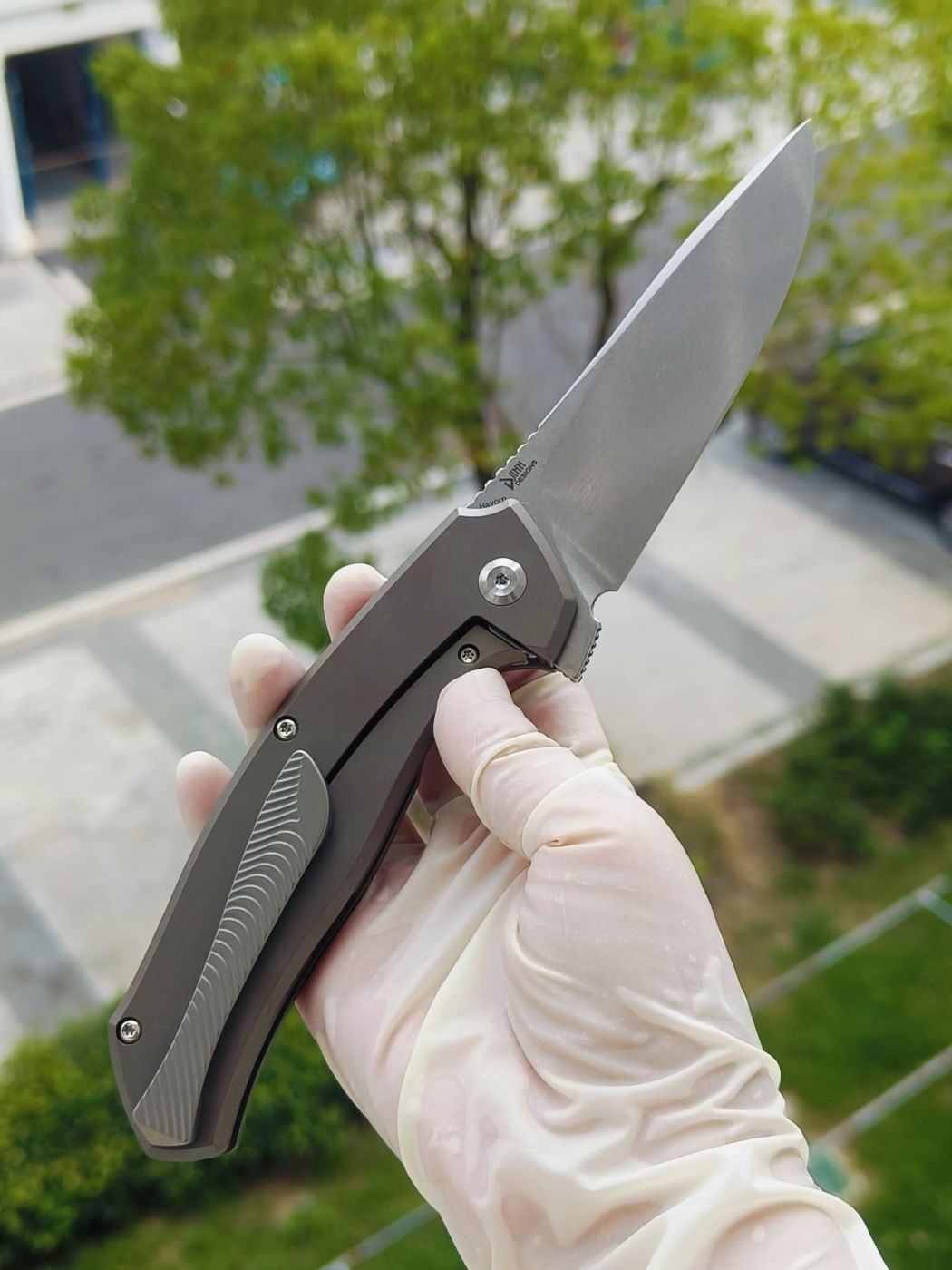 Kansept CPM-S35VN钢 钛柄 K1069A4 棕色 1250