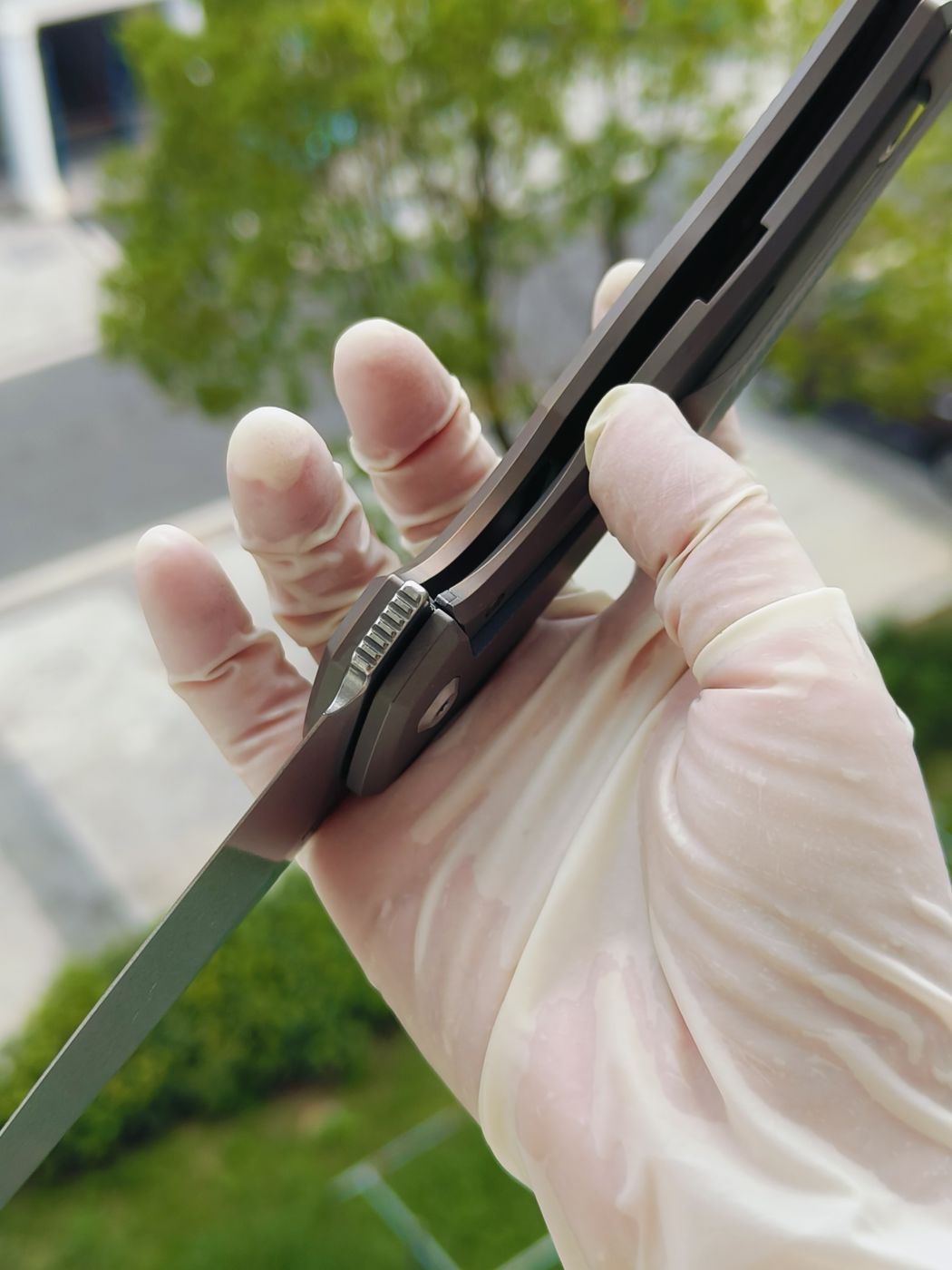 Kansept CPM-S35VN钢 钛柄 K1069A4 棕色 1250