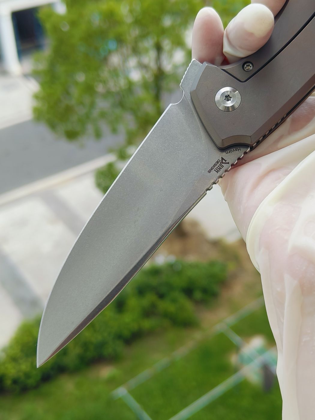 Kansept CPM-S35VN钢 钛柄 K1069A4 棕色 1250