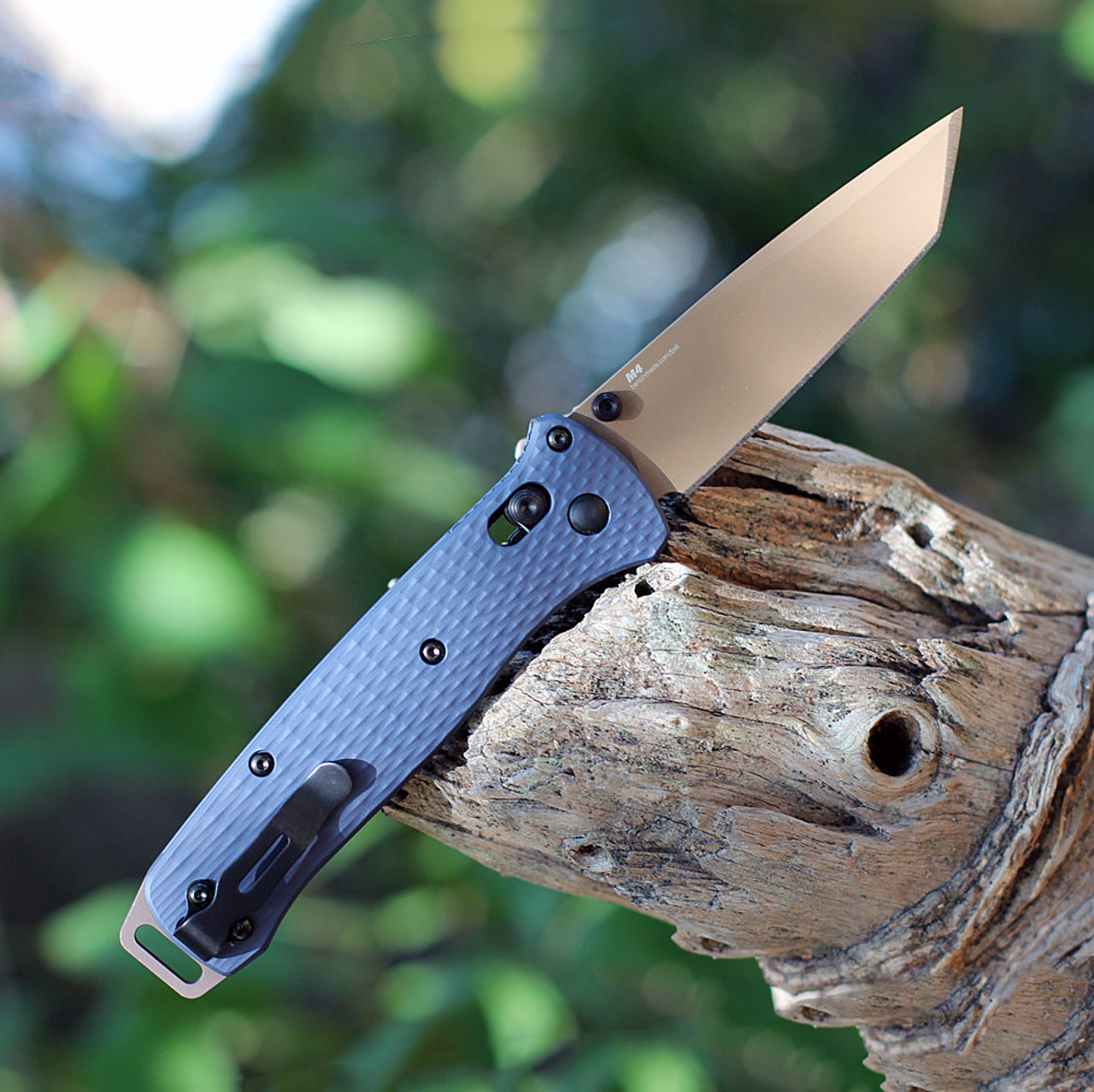 Benchmade BAILOUT CPM-M4钢 铝合金柄 537FE-02 蓝色 2150