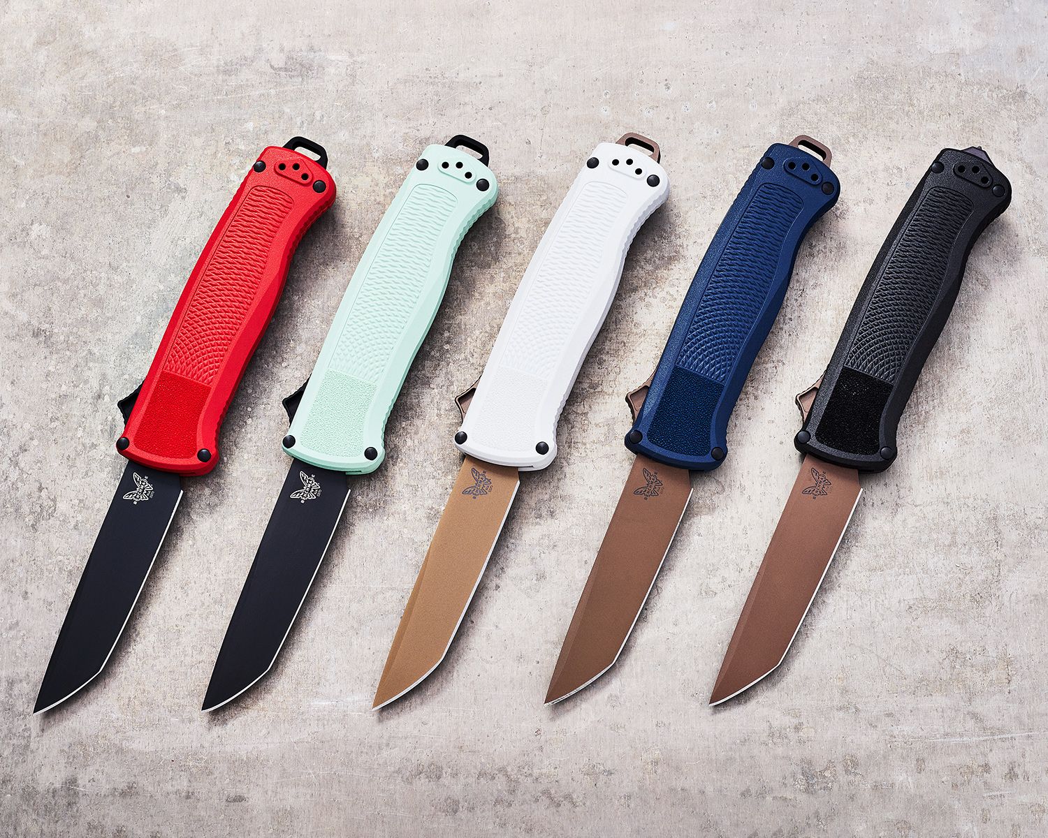 Benchmade Shootout OTF AUTO CPM-CruWear钢 玻璃纤维尼龙柄 5370FE-02 白色 2450