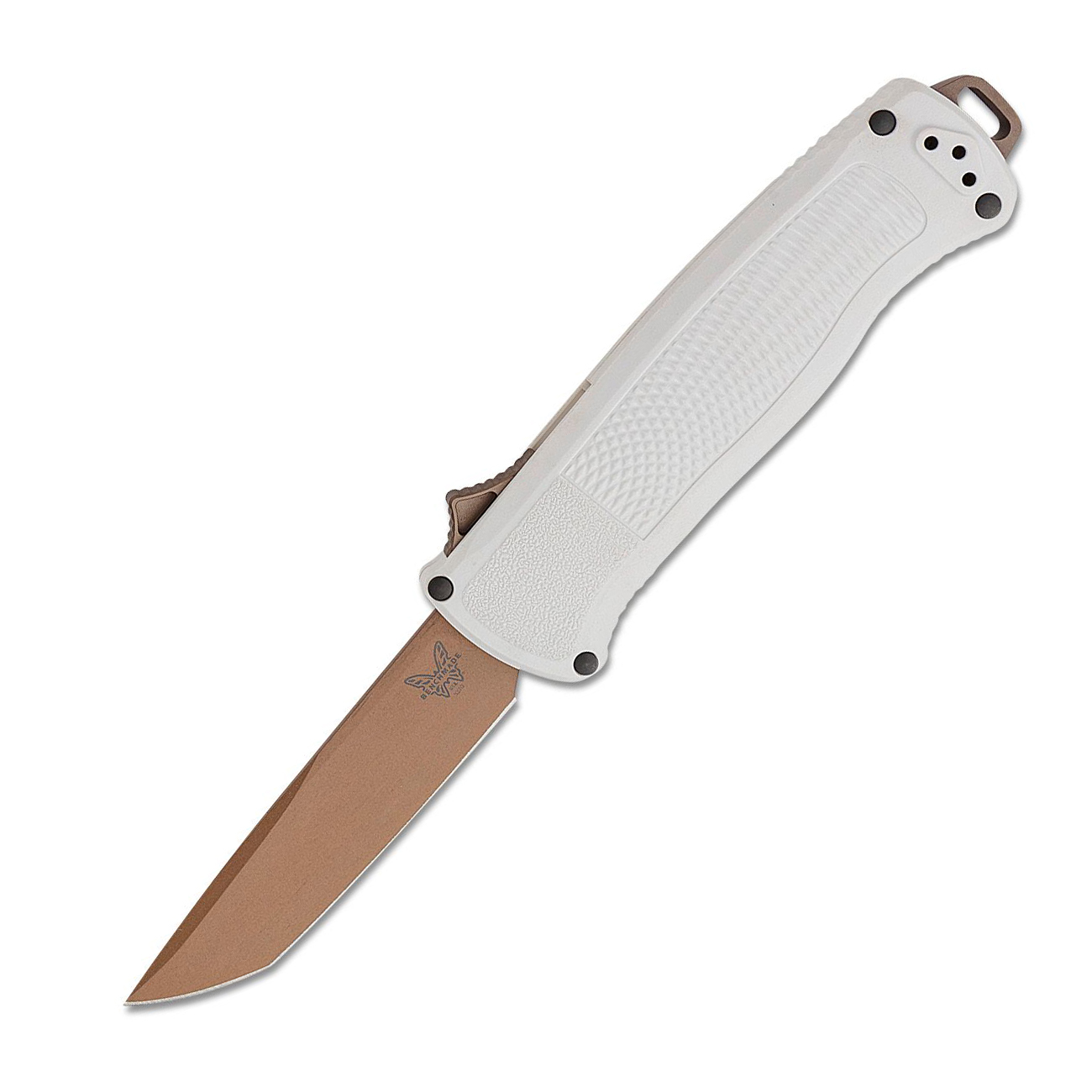 Benchmade Shootout OTF AUTO CPM-CruWear钢 玻璃纤维尼龙柄 5370FE-02 白色 2450