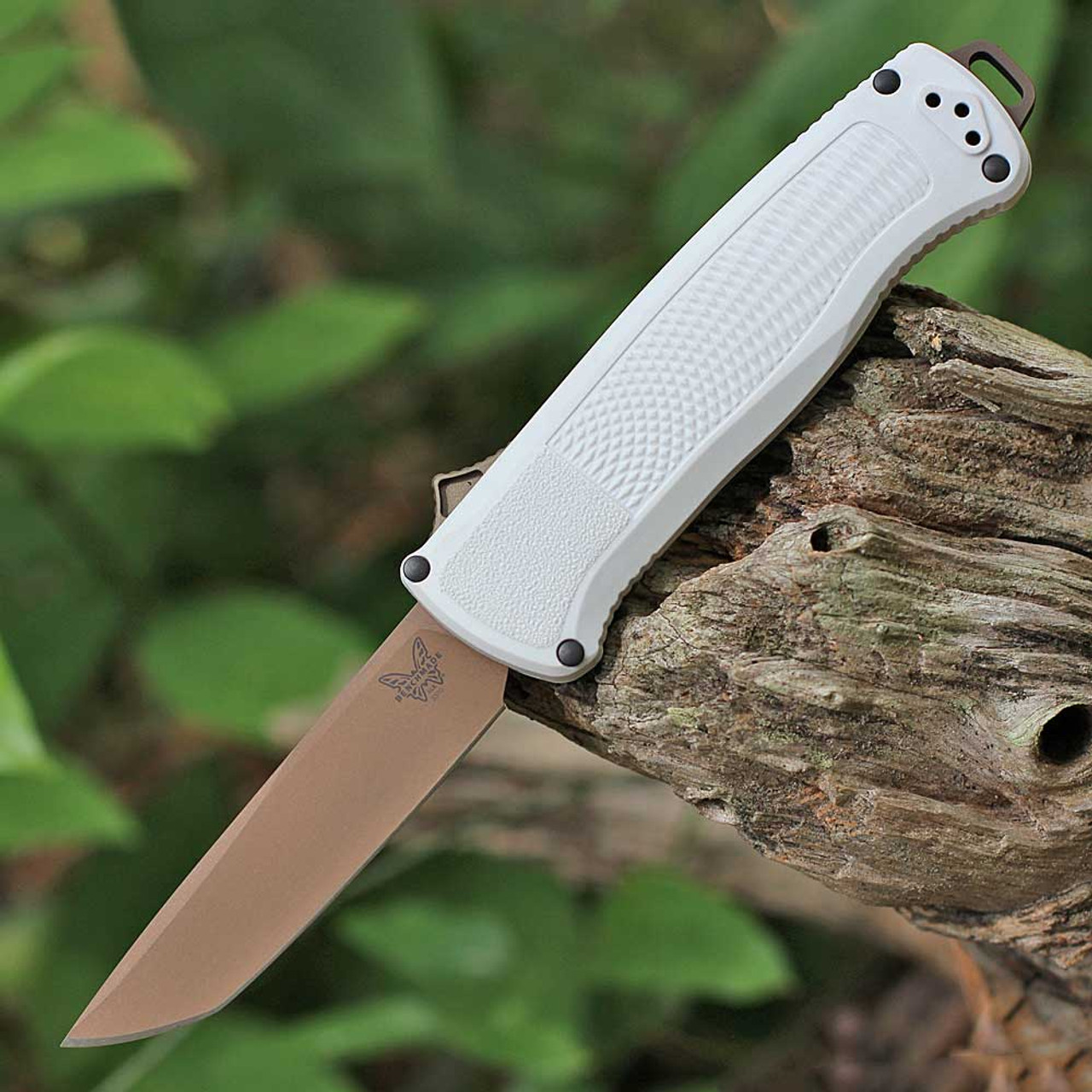 Benchmade Shootout OTF AUTO CPM-CruWear钢 玻璃纤维尼龙柄 5370FE-02 白色 2450