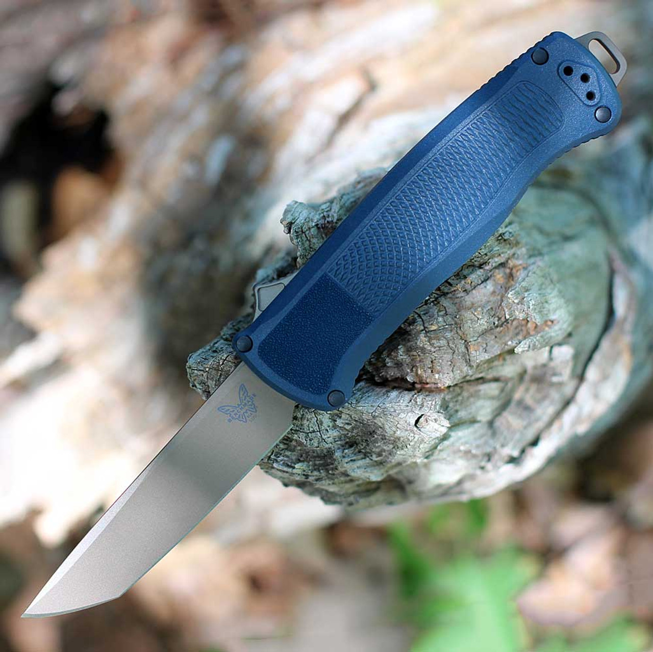 Benchmade Shootout OTF AUTO CPM-CruWear钢 Grivory尼龙手柄 5370FE-01 蓝色 2450