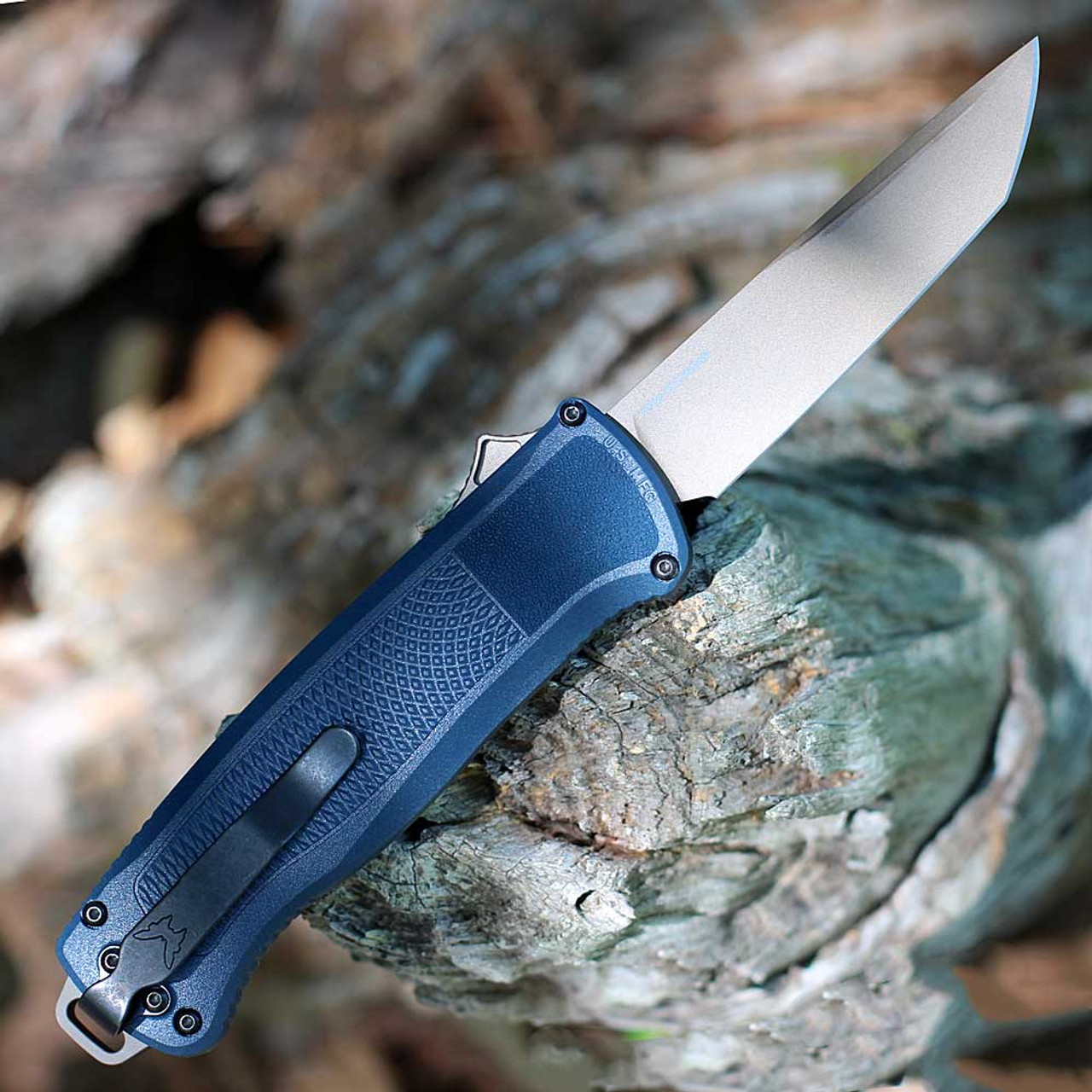 Benchmade Shootout OTF AUTO CPM-CruWear钢 Grivory尼龙手柄 5370FE-01 蓝色 2450