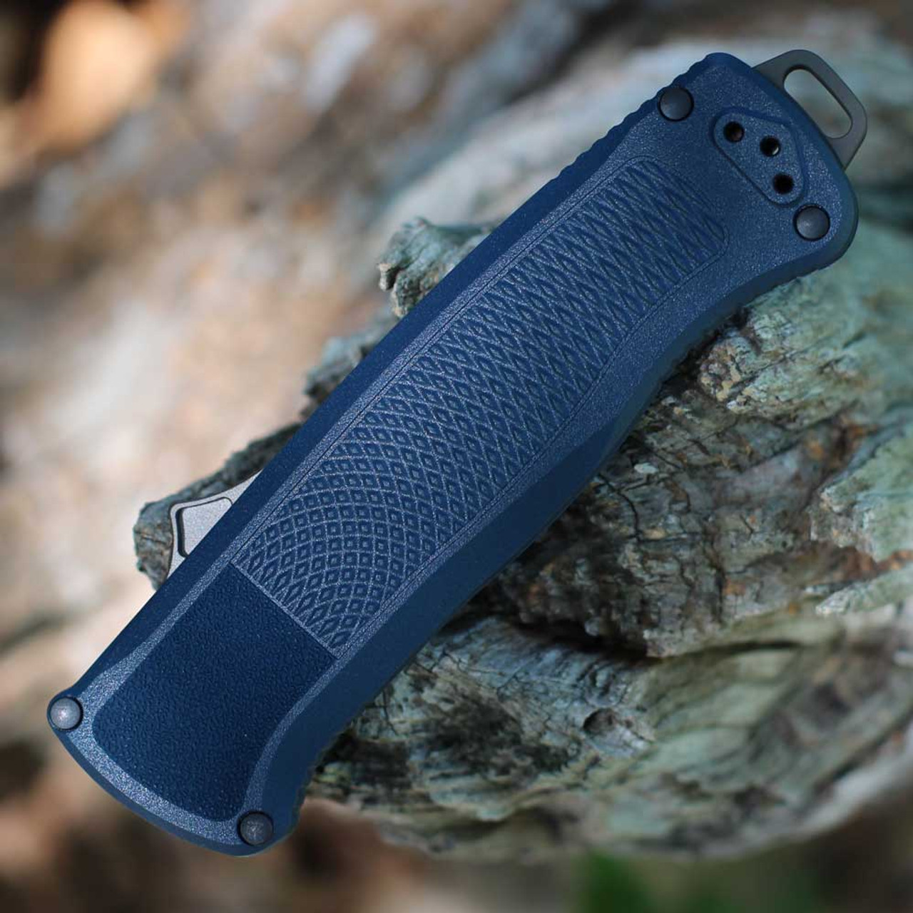 Benchmade Shootout OTF AUTO CPM-CruWear钢 Grivory尼龙手柄 5370FE-01 蓝色 2450