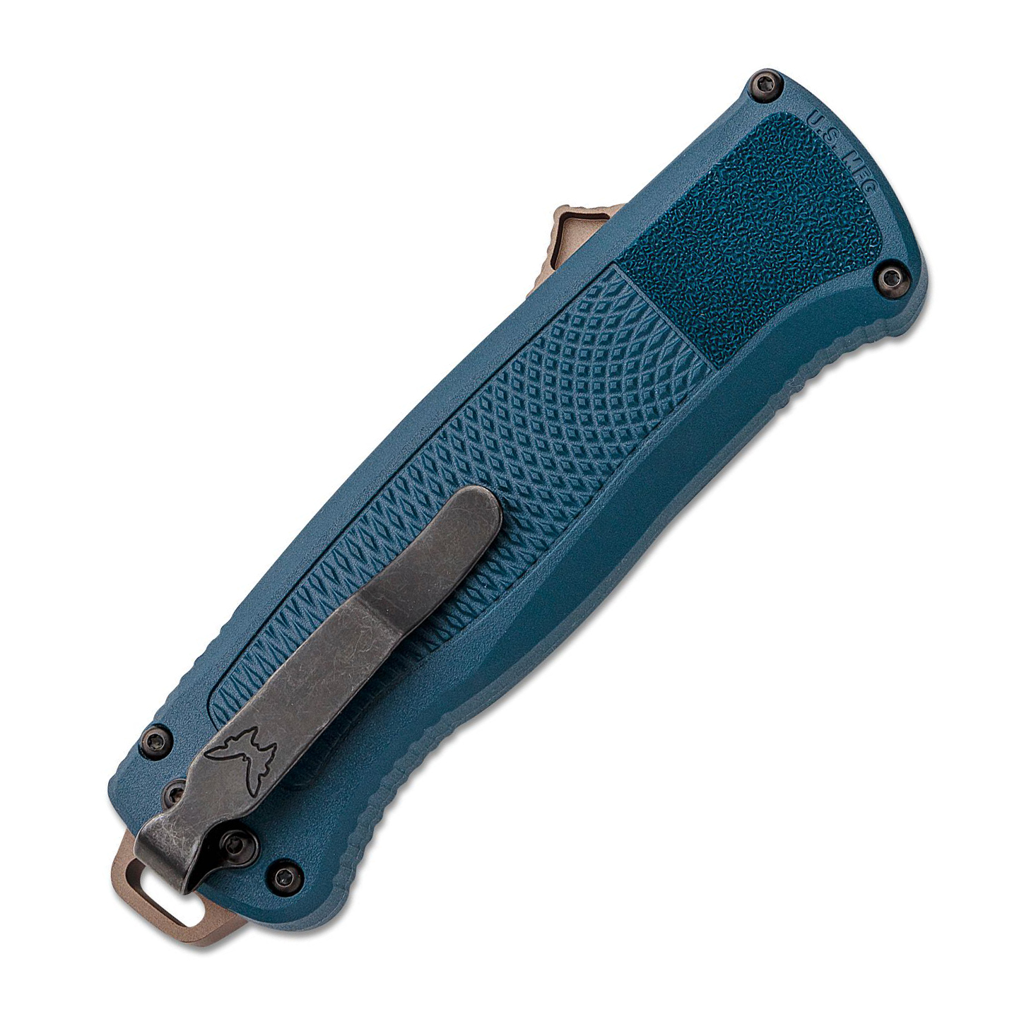 Benchmade Shootout OTF AUTO CPM-CruWear钢 Grivory尼龙手柄 5370FE-01 蓝色 2450