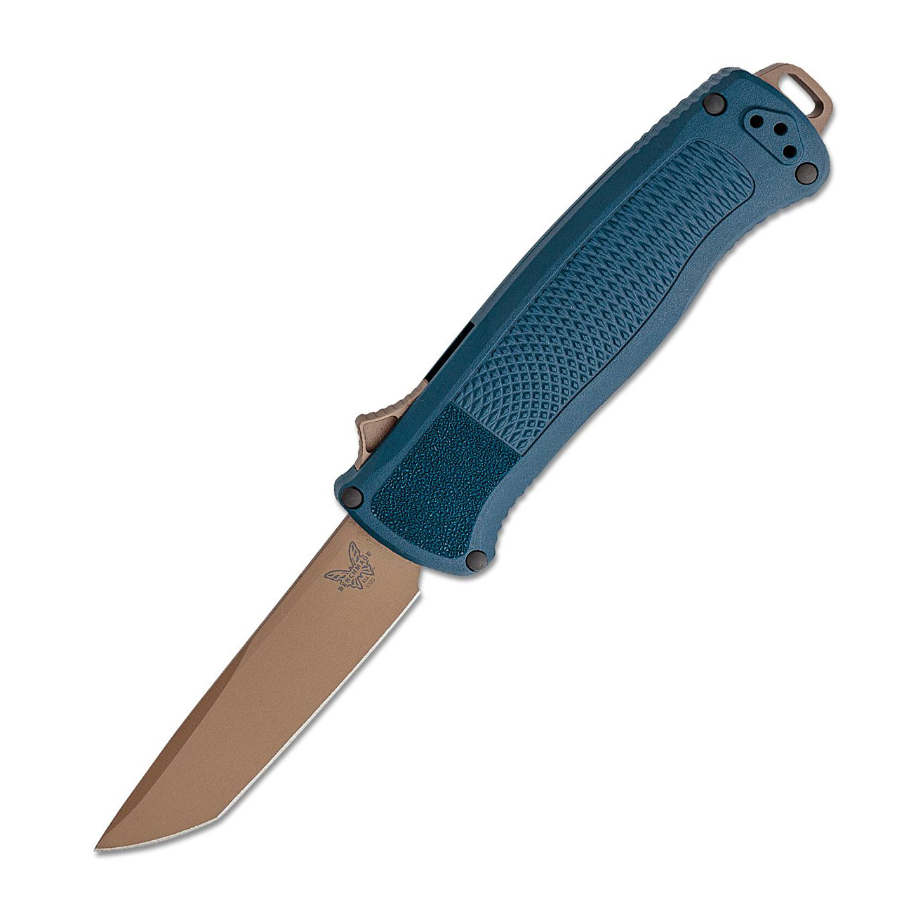 Benchmade Shootout OTF AUTO CPM-CruWear钢 Grivory尼龙手柄 5370FE-01 蓝色 2450
