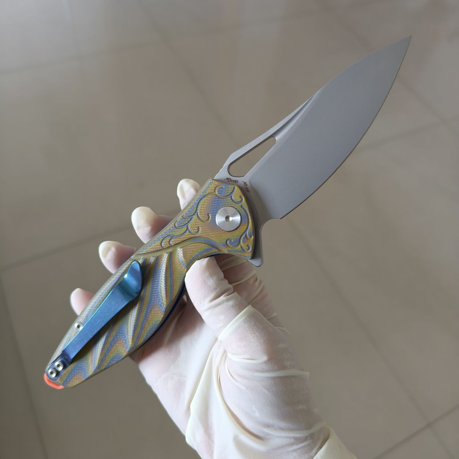 【售完】Rike Knives 大蜂鸟 N690co钢 G10柄 原价680 特价399