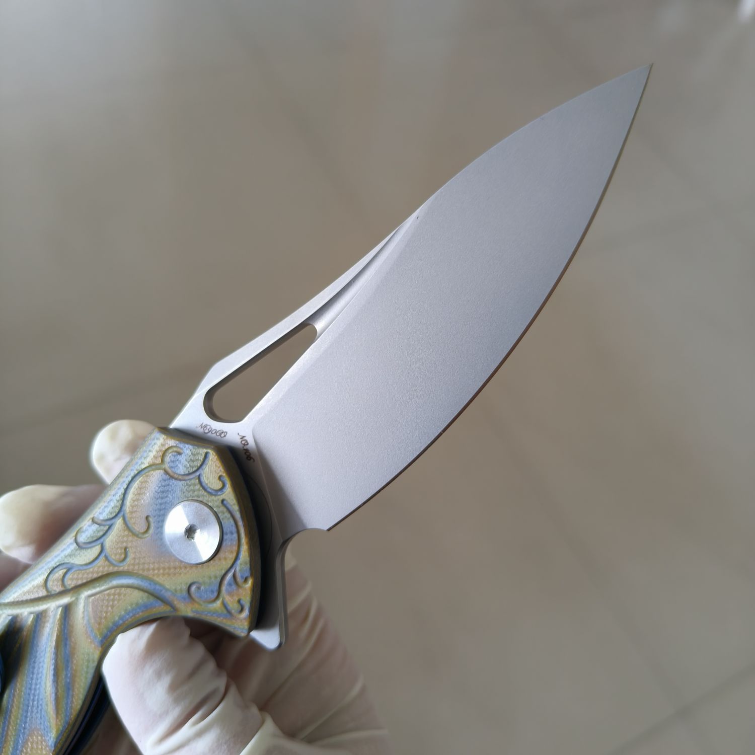 【售完】Rike Knives 大蜂鸟 N690co钢 G10柄 原价680 特价399