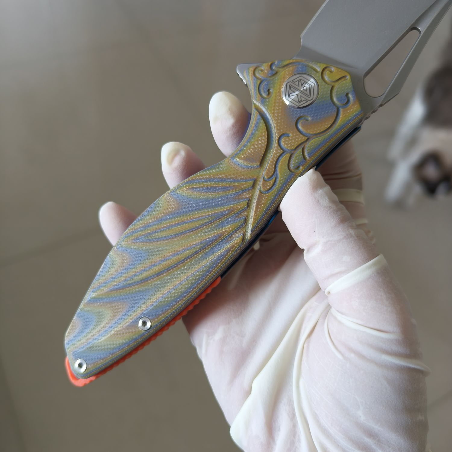 【售完】Rike Knives 大蜂鸟 N690co钢 G10柄 原价680 特价399