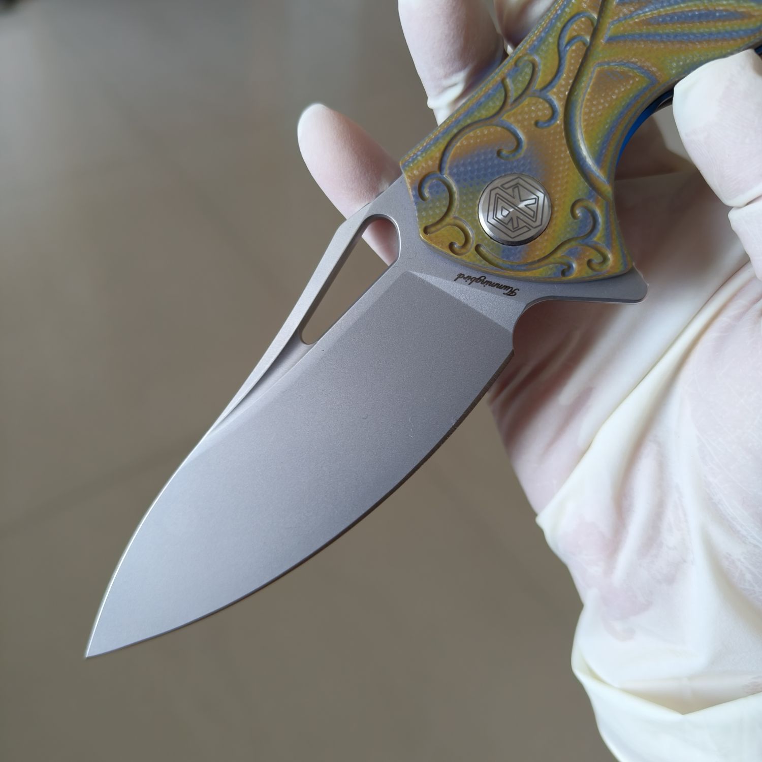 【售完】Rike Knives 大蜂鸟 N690co钢 G10柄 原价680 特价399